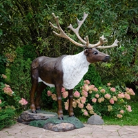 объемная фигура северный олень