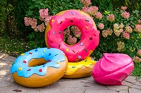 макет пончиков