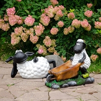 декоративная фигура овечка