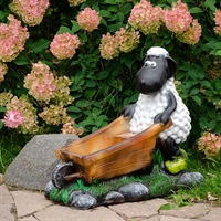 Объемная фигура Овечка с тачкой