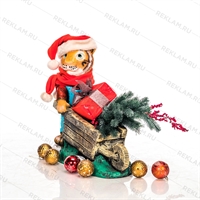 декор новогодних витрин тигренок