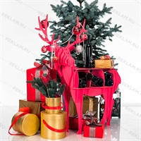 Интерьерная полка олень