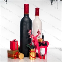 новогоднее оформление витрины