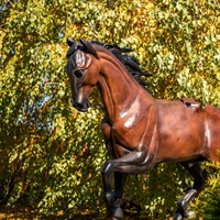 объемная фигура конь арабский скакун