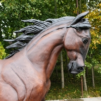 объемная фигура лошадь арабская