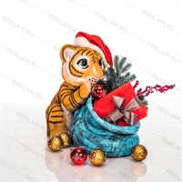 цветочное кашпо тигренок