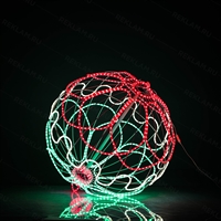 светодиодный шар для новогоднего оформления