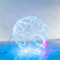 световой шар для новогоднего оформления