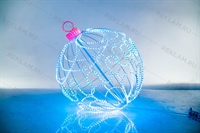 светящийся голубой шар