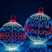 светящийся шар для нового года