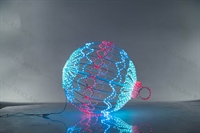 световой шар для новогоднего оформления