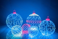 световой шар для новогоднего декора