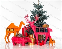 новогоднее оформление витрин