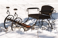 новогодний декор санки