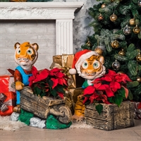 кашпо для цветов тигренок