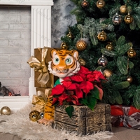 тигренок цветочное кашпо