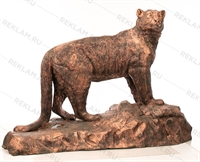 фигура под бронзу снежный барс фигура под бронзу снежный барс