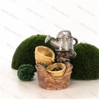 уличный фонтан кувшины с лейкой уличный фонтан кувшины с лейкой