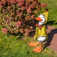 фигура утенок с зонтиком