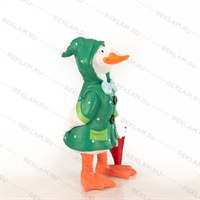 объемная фигурка утенок с зонтиком