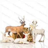 новогодние фигуры оленей