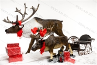 фигуры оленей для новогоднего оформления