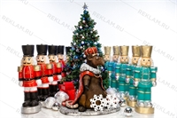 новогоднее оформление торгового центра