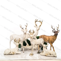 новогодние скульптуры олени