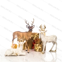 объемная фигура олень рогатый