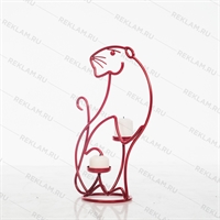 кованый подсвечник  тигр кованый подсвечник  тигр