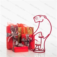 новогодний подсвечник новогодний подсвечник