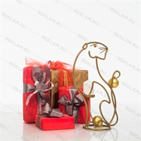 кованый подсвечник тигр