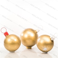 пластиковые шары на новый год