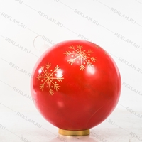 рекламная фигура новогодний шар