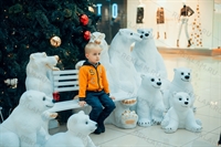 объемная фигура медвежонок