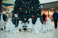 новогодний декор с медведями