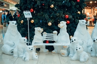 новогодняя фигура медведь