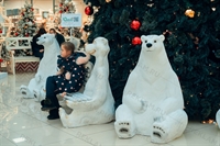 новогодняя фигура медведь