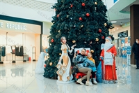 новогоднее оформление торгового центра