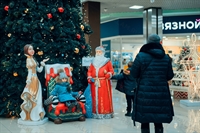 снегурочка объемная фигура для нового года