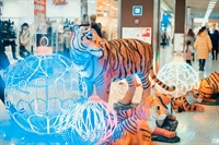 объемная фигура тигр объемная фигура тигр