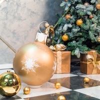 объемная фигура новогодний шар