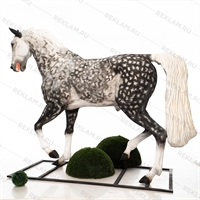 объемная фигура конь в яблоках объемная фигура конь в яблоках