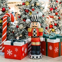 новогоднее оформление торгового центра