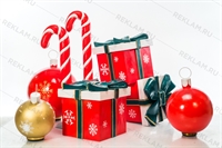 новогодний декор шары