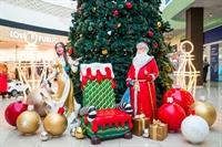 новогодний декор для торгового центра