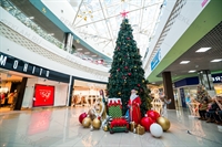 новогоднее оформление торгового центра