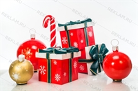 Фигура объёмная Конфета Трость U08748 стеклопластик высота 122 см - фото 35990