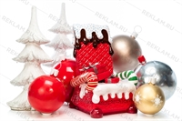 новогодний декор для торгового центра