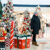 праздничный декор для торгового центра